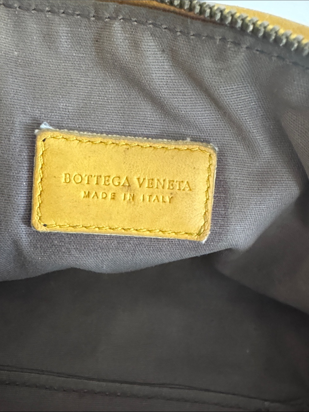 Bottega Veneta Yellow Clutch Pouch - Picture 9 of 10